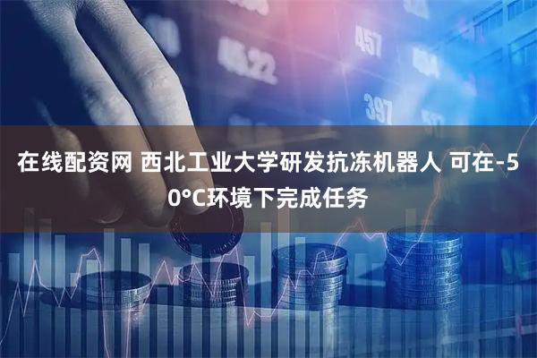 在线配资网 西北工业大学研发抗冻机器人 可在-50°C环境下完成任务