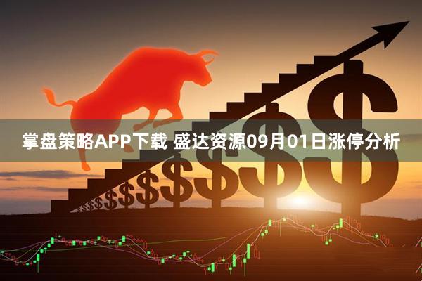 掌盘策略APP下载 盛达资源09月01日涨停分析